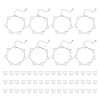 Heart 304 Stainless Steel Cabochon Setting Bracelets BJEW-AB00011-1