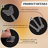 30Pcs 3 Style Transparent Acrylic Stirring Rods TACR-NB0001-30C-3