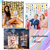 Irridescent PVC Glitter Circle Dots Garland HJEW-WH0036-37-6