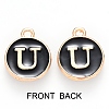 Golden Plated Alloy Charms ENAM-SZ0001-25B-U-3