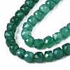 Natural Green Onyx Agate Beads Strands X-G-S359-375B-3