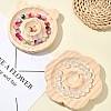 2Pcs 2 Styles Beech Wooden Bangle & Bracelet & Finger Ring & Beads Display Holder Tray AJEW-YW0001-26-4