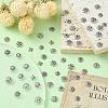 200Pcs 10 Styles Tibetan Style Alloy Bead Caps TIBE-CJ0001-22-5