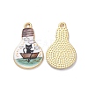 Alloy Enamel Pendants ENAM-A139-13G-2