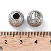 304 Stainless Steel Rhinestone European Beads STAS-A092-10Q-P-3