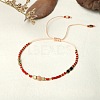 Bohemian Style Handmade Braided Friendship Bracelet with Semi-Precious Beads for Women ST9557217-1