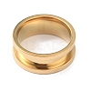 201 Stainless Steel Grooved Finger Ring RJEW-WH0004-32A-G-2