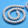 Natural Cultured Freshwater Pearl Beads Strands X-PEAR-S002-9-10mm-3-3