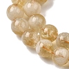 Heated Natural Citrine Beads Strands G-D323-A01-10mm-A-4