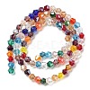 Transparent Electroplate Glass Beads Strands EGLA-A039-T2mm-A29-2