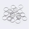 925 Sterling Silver Soldered Closed Jump Rings STER-F036-03P-0.9x5-1