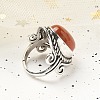 Natural Red Jasper Adjustable Rings RJEW-I108-01AS-18-4