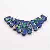 Regalite and Lapis Lazuli Beads Strands G-P298-E01-3