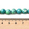 Dyed Natural Magnesite Beads Strands G-L617-D01-8mm-01-5