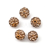 Polymer Clay Rhinestone Beads LS-RB-H284-6MM-Half-246-3