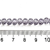 Transparent Baking Paint Glass Beads X1-DGLA-A034-T6mm-D07-4