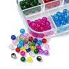 12 Colors Transparent Baking Paint Crackle Glass Beads CCG-FS0001-02B-3