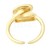 Rack Plating Brass Open Cuff Rings RJEW-S394-01G-S-3