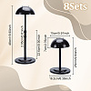 8Pcs Plastic Wig Display Stands ODIS-UN0001-27A-3