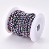 PVD Vacuum Plating 304 Stainless Steel Ball Chains CHS-F009-01F-M-4