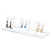 Transparent Acrylic Earring Display Stands AJEW-WH0304-96-1