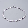 (Jewelry Parties Factory Sale)Glass Seed Beaded Necklaces NJEW-JN02596-05-1