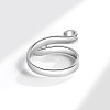 Brass Open Cuff Ring SENE-PW0017-12-2