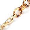 Transparent Acrylic & Aluminum Cable Chain Necklaces NJEW-JN02959-01-2