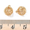 Brass Micro Pave Clear Cubic Zirconia Pendants KK-D261-01G-08-3