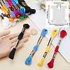3 Sets 3 Style 6-Ply Polyester Embroidery Floss OCOR-GF0003-41C-3