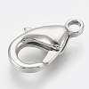 Tarnish Resistant 304 Stainless Steel Lobster Claw Clasps STAS-T033-25A-2