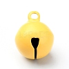 Baking Paint Brass Bell Pendants KK-WH0044-35B-2