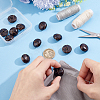 12Pcs Cowhide Shank Buttons BUTT-ME0001-41B-4