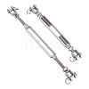 SUPERFINDINGS 304 Stainless Steel Flower Basket Screw Rotate Chain Wire Rope Tensioner Bloom Bolt Tension Turnbuckle AJEW-FH0001-28P-1