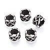304 Stainless Steel European Style Large Hole Beads STAS-T072-99AS-1