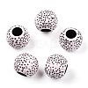 Imitation Bodhi Acrylic Beads OACR-S014-02A-3