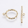 Brass Toggle Clasps LS-KK-G333-16G-NF-1