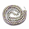 Electroplate Non-magnetic Synthetic Hematite Beads Strands G-T114-62-05-2