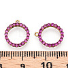 Brass Micro Pave Cubic Zirconia Charms LS-ZIRC-Q014-014C-01-NF-3