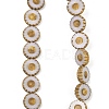 Czech Pressed Glass Beads GLAA-I061-21-1