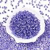 6/0 Baking Paint Transparent Fringe Glass Seed Beads X1-SEED-N006-06I-2