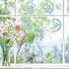 16 Sheets 4 Styles Waterproof PVC Colored Laser Stained Window Film Static Stickers DIY-WH0314-091-7