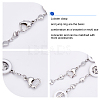 DICOSMETIC 112Pcs 4 Style 304 Stainless Steel Heart Lobster Claw Clasps and Open Jump Rings STAS-DC0001-14-4
