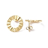 Ion Plating(IP) 304 Stainless Steel Stud Earring Finding X-EJEW-I285-21G-2