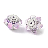 Sparkling Acrylic Rhinestone Beads CLAY-NH0003-01S-03-2
