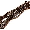 Electroplate Non-magnetic Synthetic Hematite Beads Strands G-L436-03-2