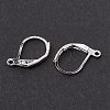 Brass Leverback Earring Findings KK-YW0002-05-2
