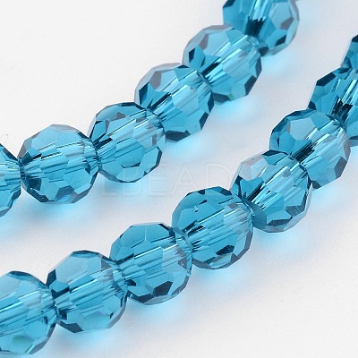 Transparent Glass Bead Strands X-GLAA-G013-8mm-51-1