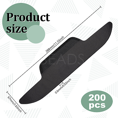 200Pcs Non-Woven Fabric Disposable Neck Collar Sweat Pads AJEW-WA0001-81A-1