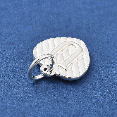 925 Sterling Silver Heart with Capital Letter Charms STER-S009-13U-S-1